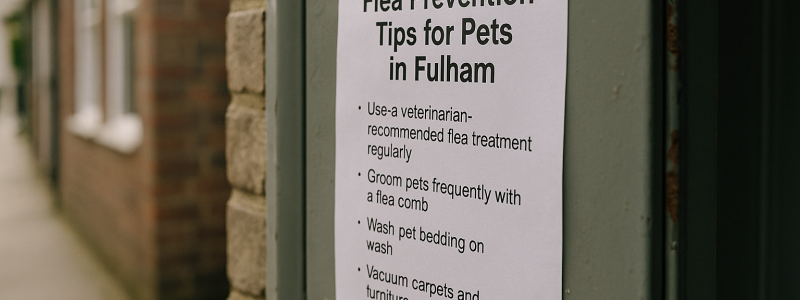 Flea Prevention Tips for Pets in Fulham